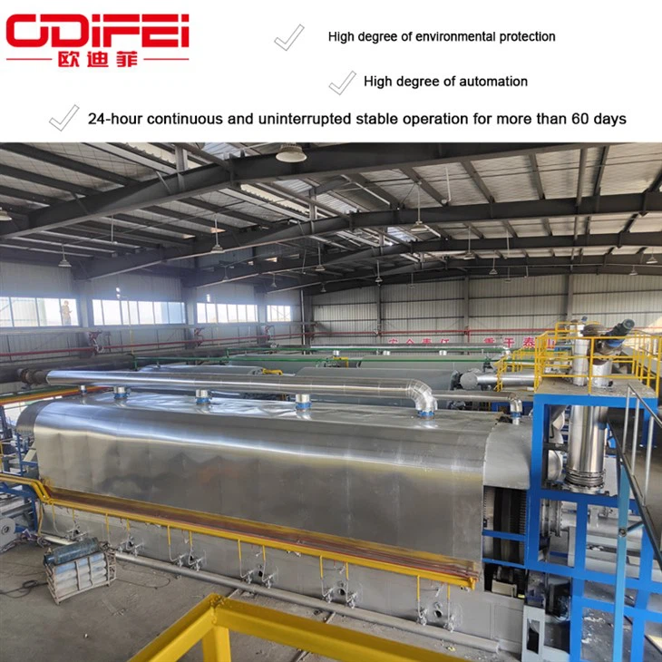 Jatkuva täysautomaattinen jäterenkaiden pyrolyysilaitos